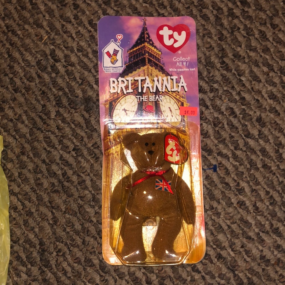 Britannia the Bear McDonald’s with Errors